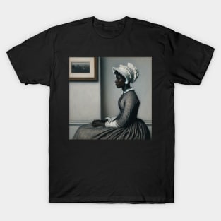 Whistler's Mother Reimagined: Empowering Black History Month T-Shirt